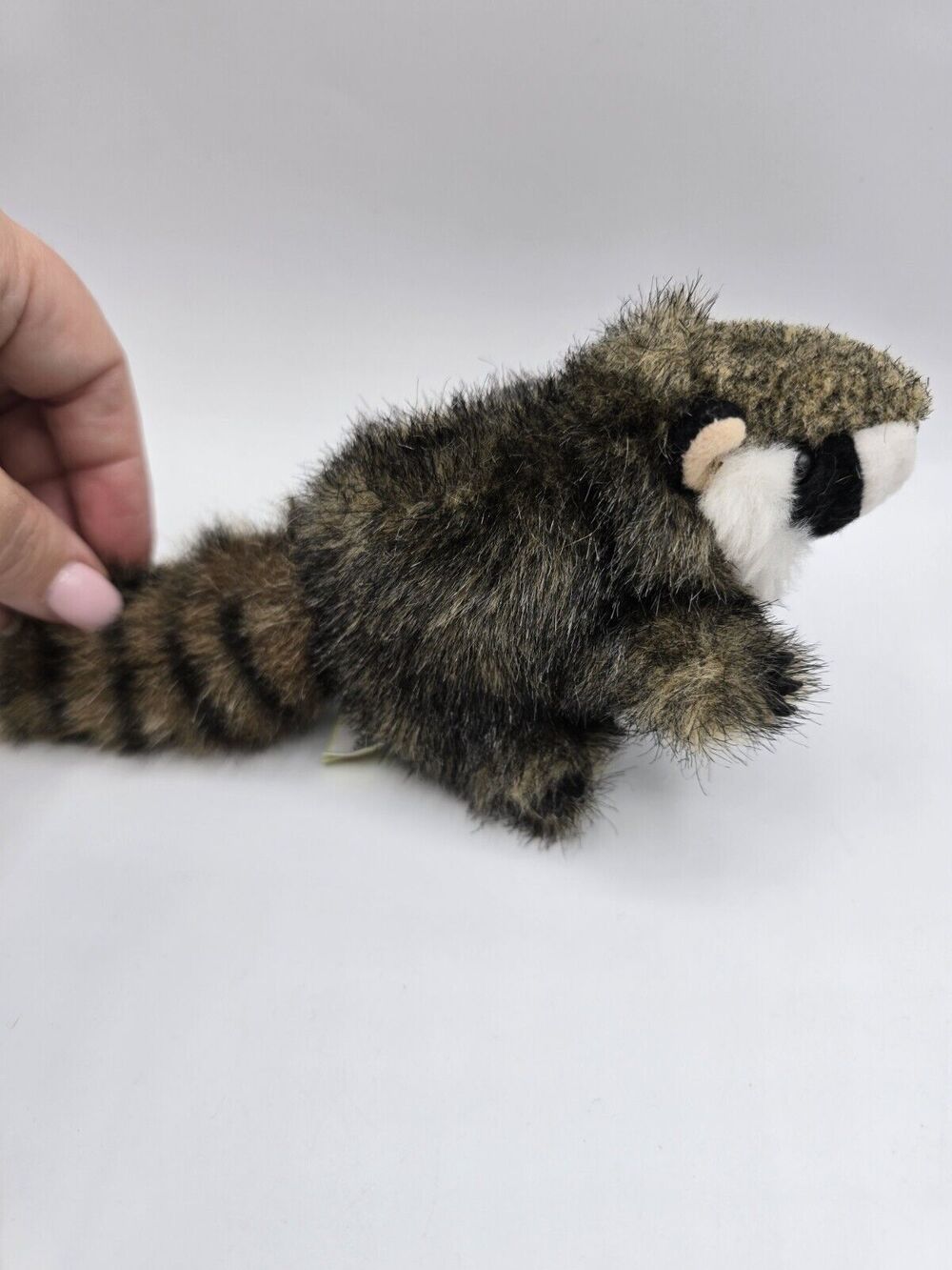 Folkmanis Mini Raccoon Finger Puppet Plush